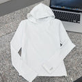 2026 women's new hooded long-sleeved yoga T-shirt for running and cycling