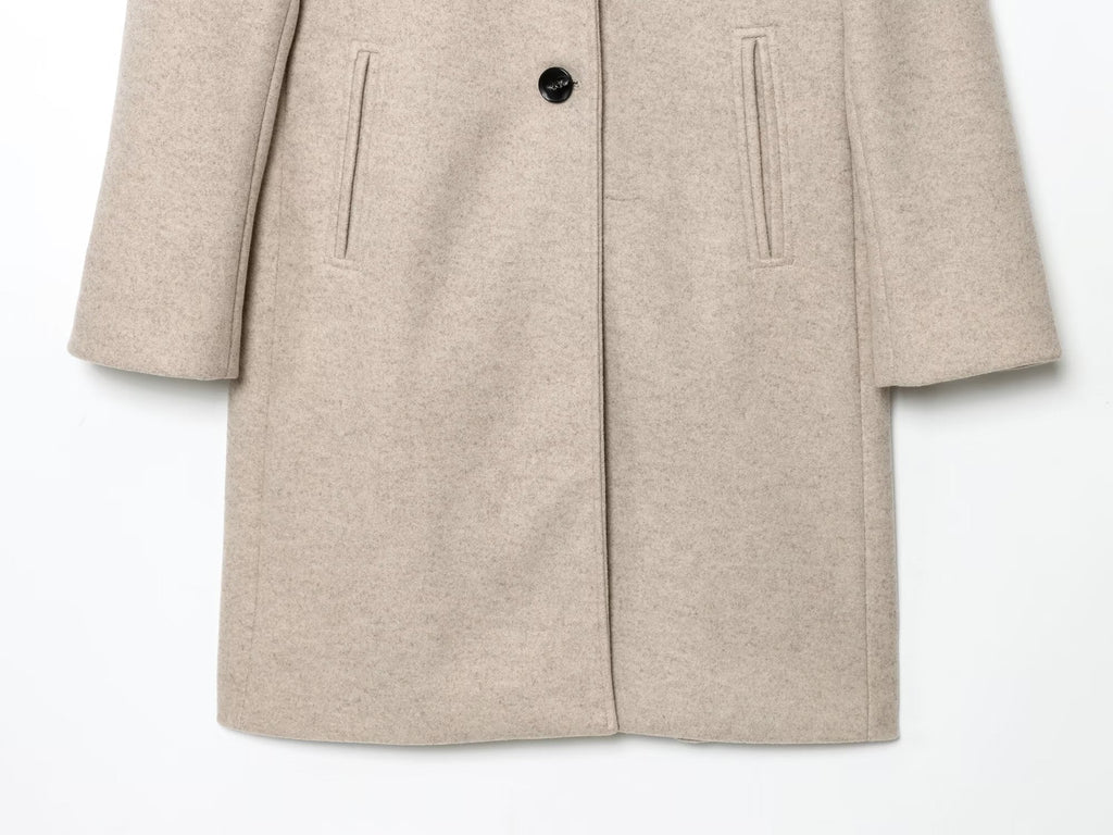 Women's loose soft textured jacket coat
