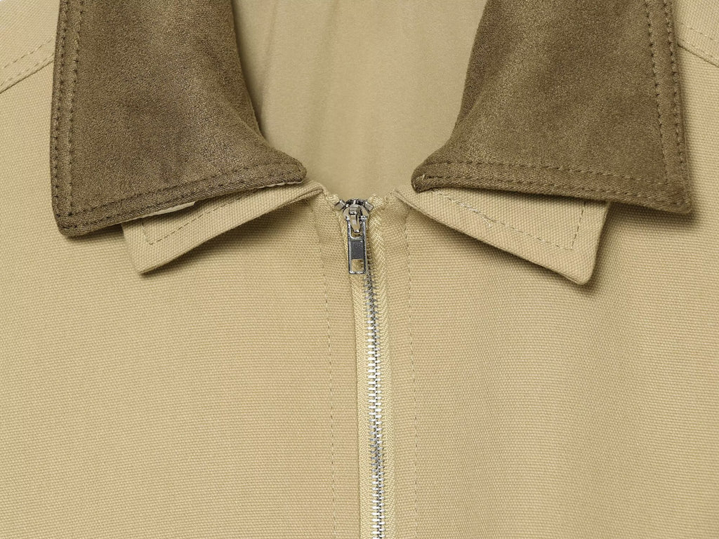 Women's patchwork lapel jacket Coat