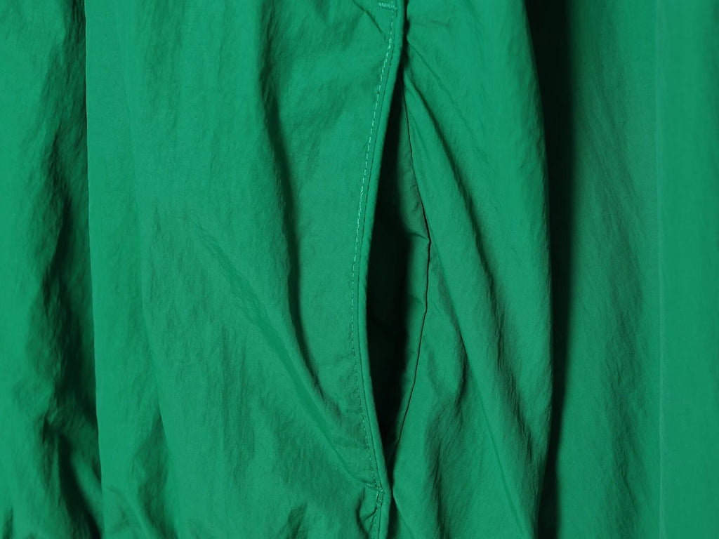 Women's loose hooded technology fabric Coat