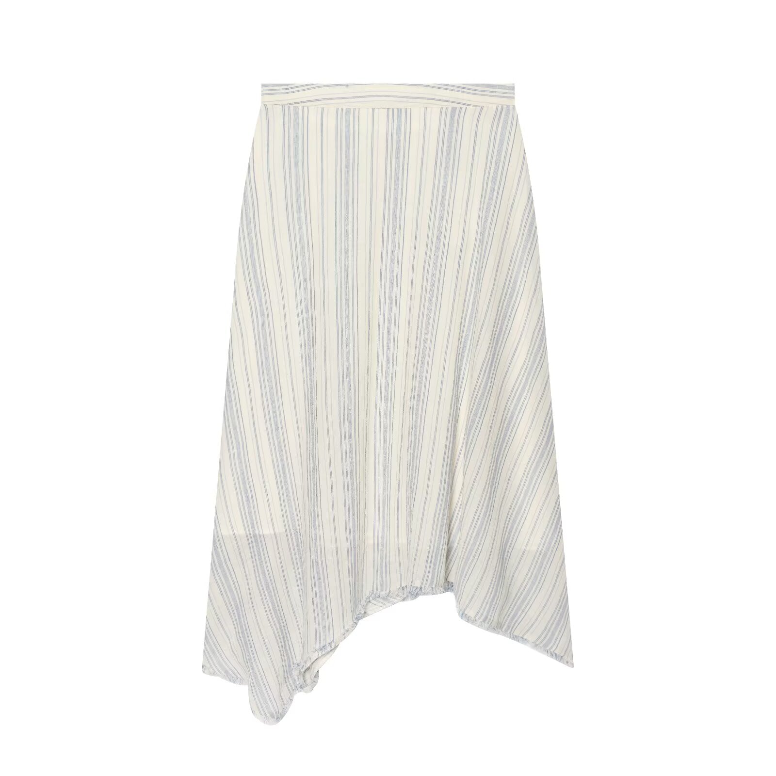 suit Women's 2 pieces sleeveless O Neck striped shirt+Skirts