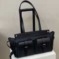 Women's new Joker multi-pocket splicing portable shoulder bag
