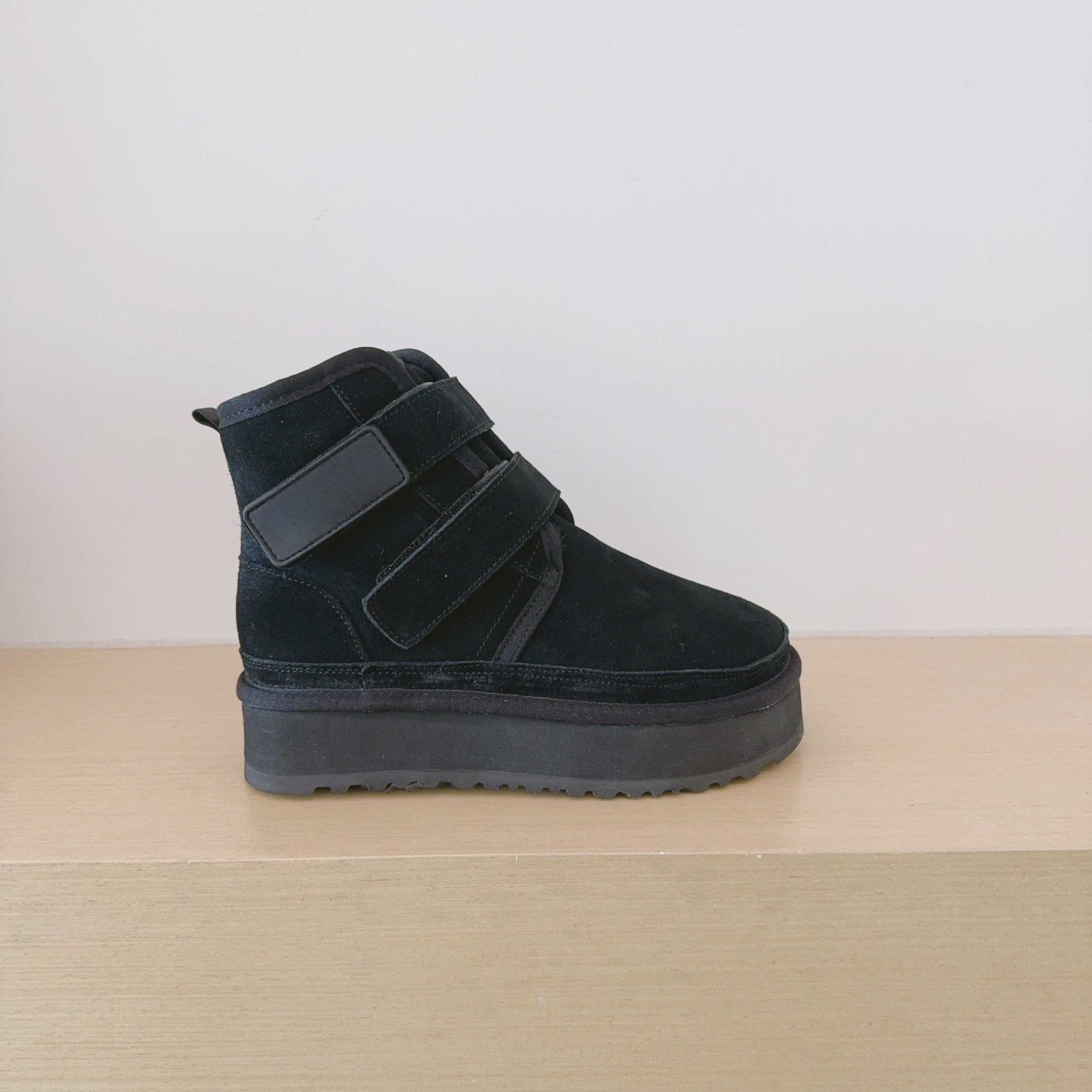 Women's New Winter Warm Double hook and loop Snow Boots