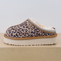 Women's new Joker Thick-soled Leopard slippers