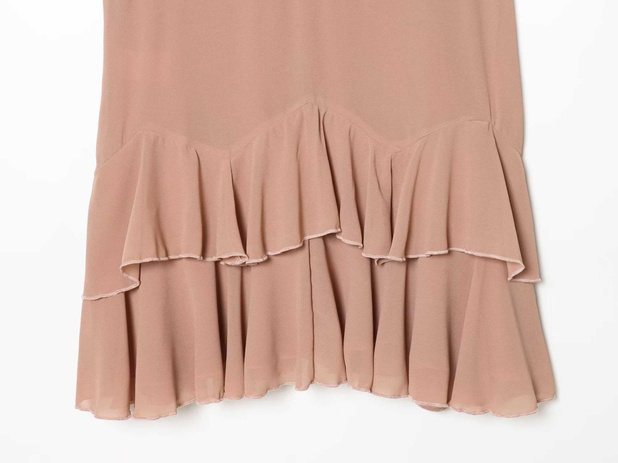 Women's layered decorative sleeveless mini dress