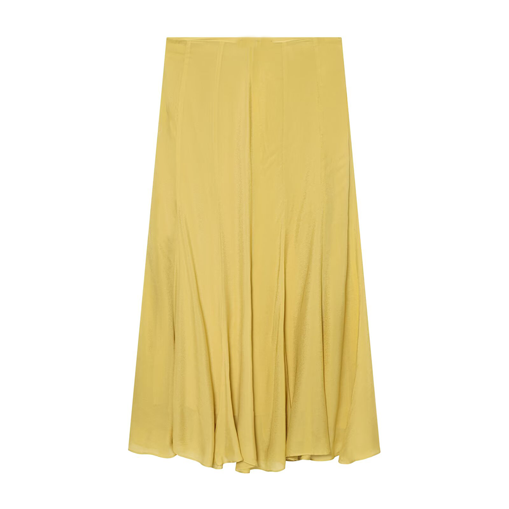 2026 women's casual pleated MIDI skirt