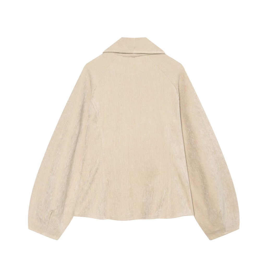Women's waist cinched style double breasted jacket Coat