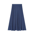 2026 Women's casual cape style draped MIDI skirt
