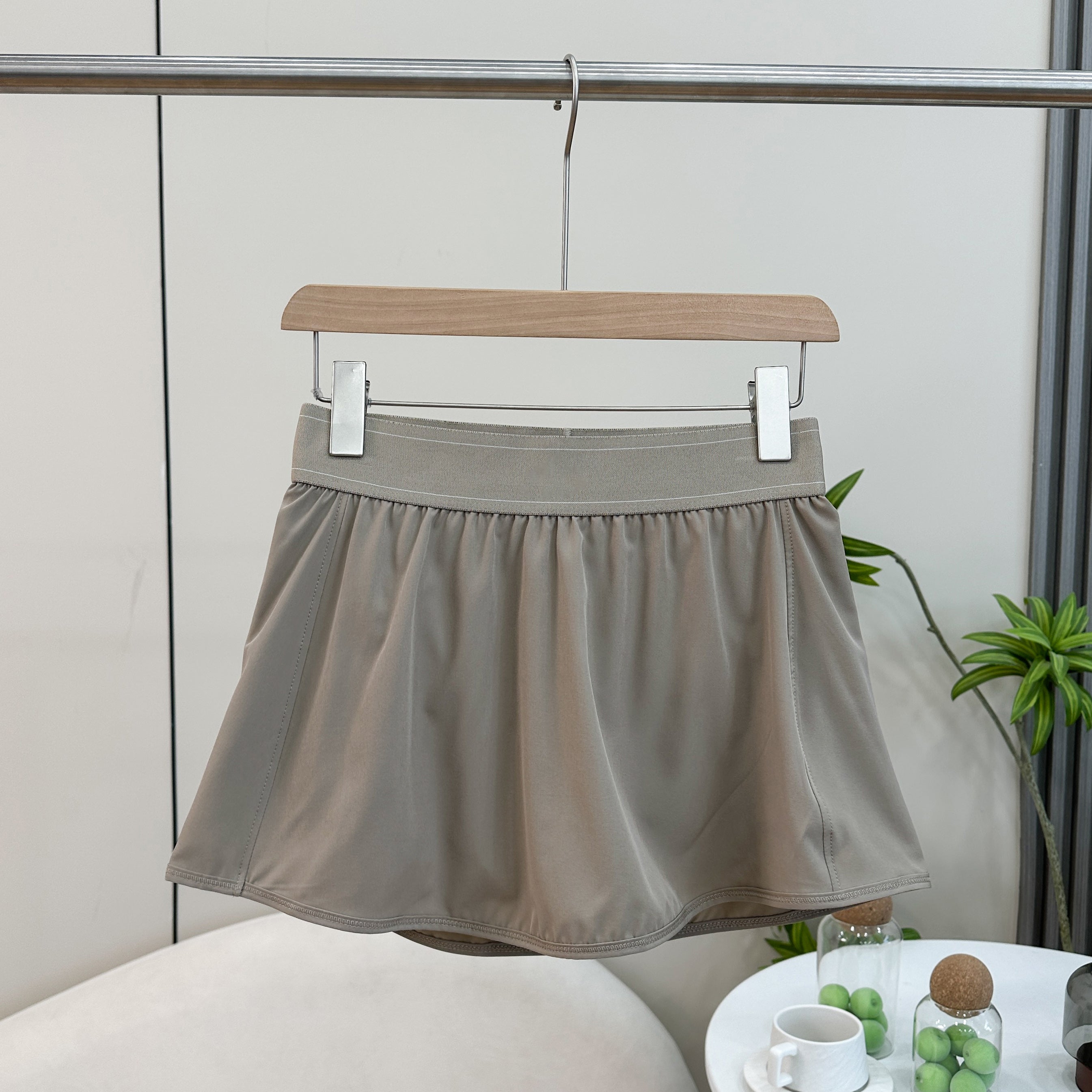 Women's new anti-exposure sports fitness miniskirt pants
