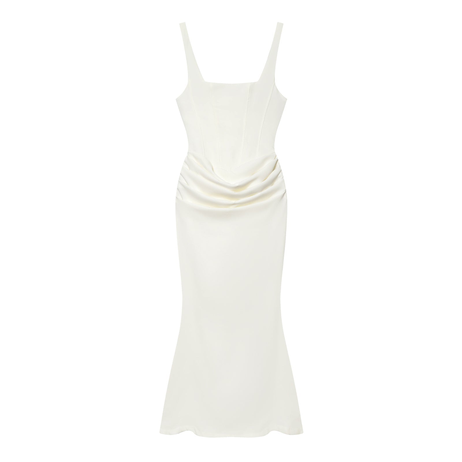 Women's backless suspender bodycon MIDI dress
