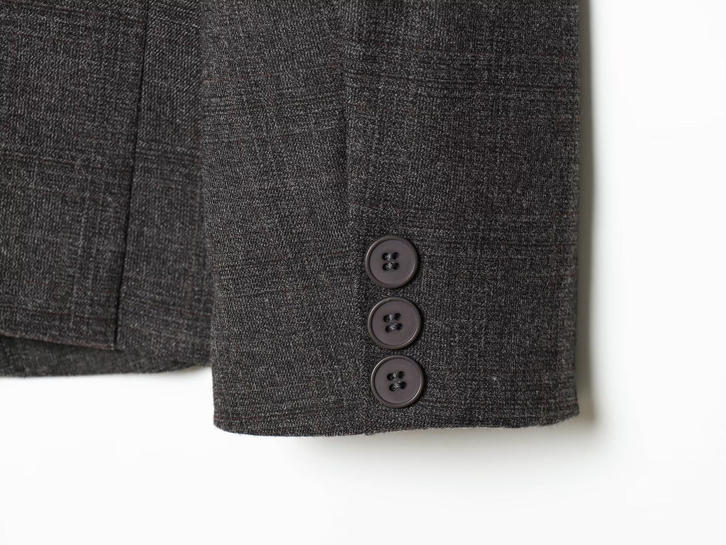 Women's casual stand collar wool blend Blazer Coat
