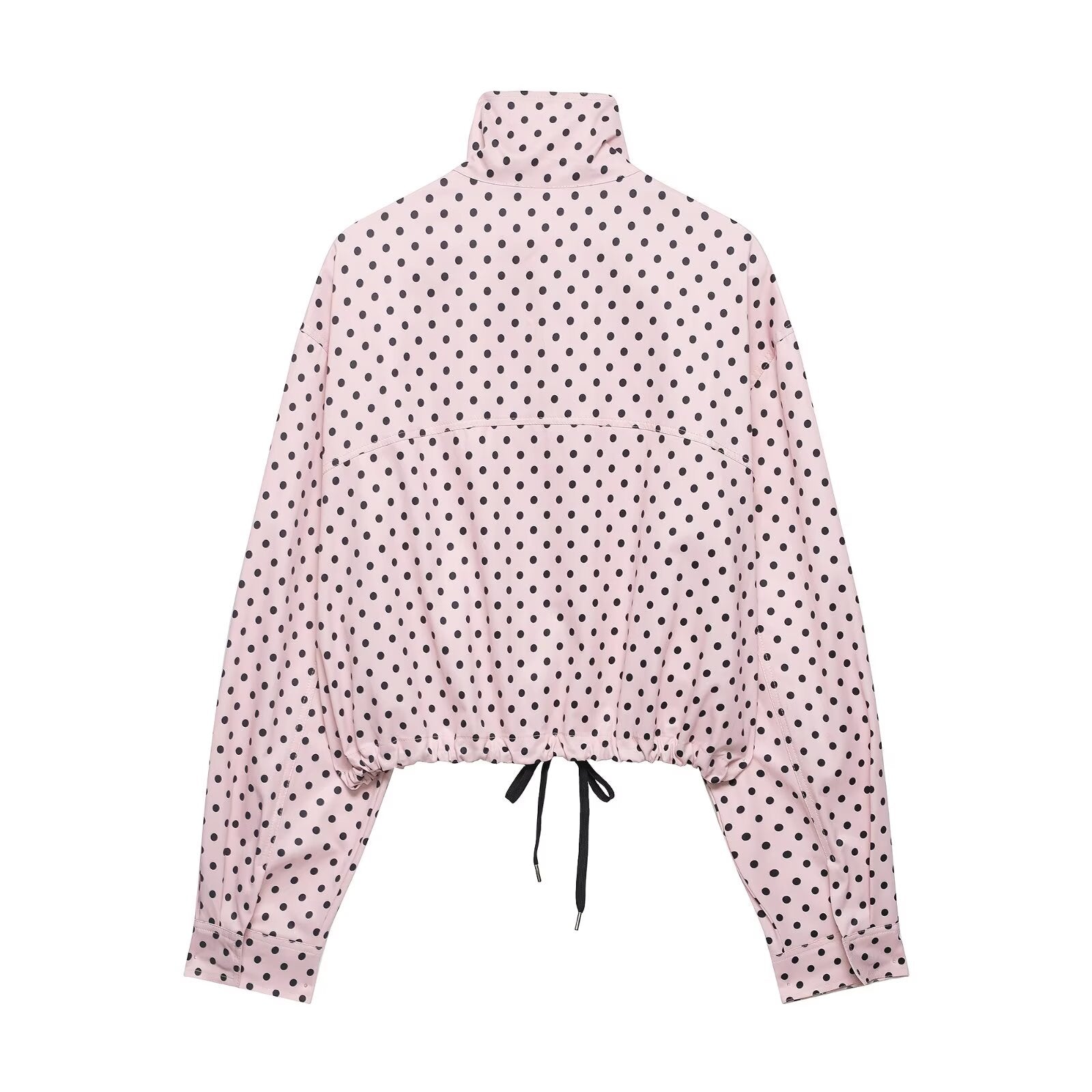 suit Women's 2 pieces polka dot chiffon Coat+shorts