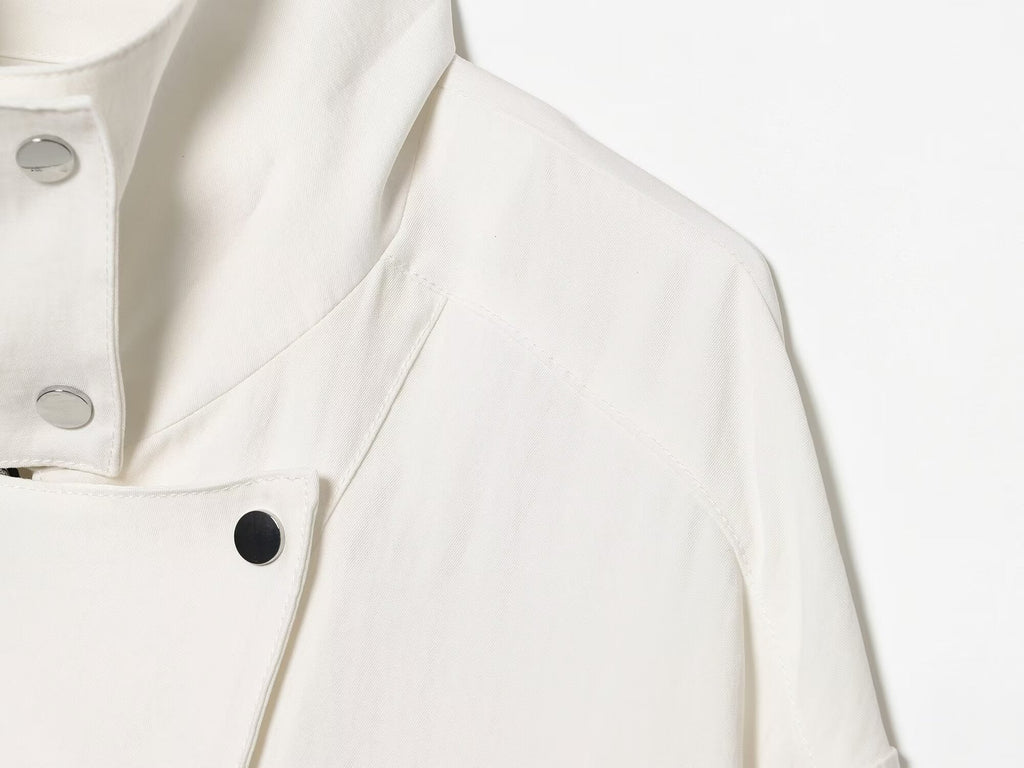 Women's Casual Stand Collar Jacket Coat