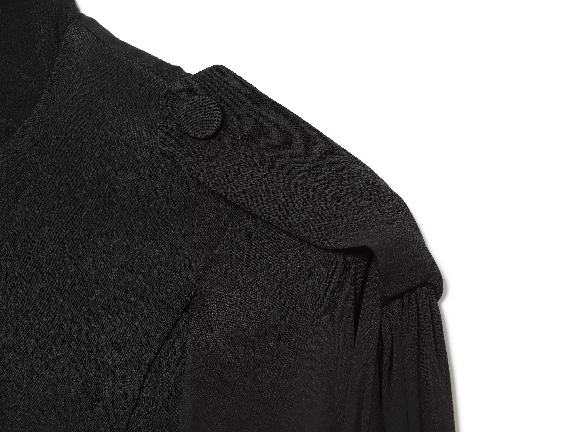 Women's casual short high O Neck shirt