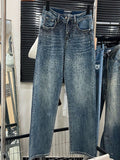 Women's New Joker High Waist Slim Heavy Industry All Over The Sky Rhinestones Embroidered Jeans