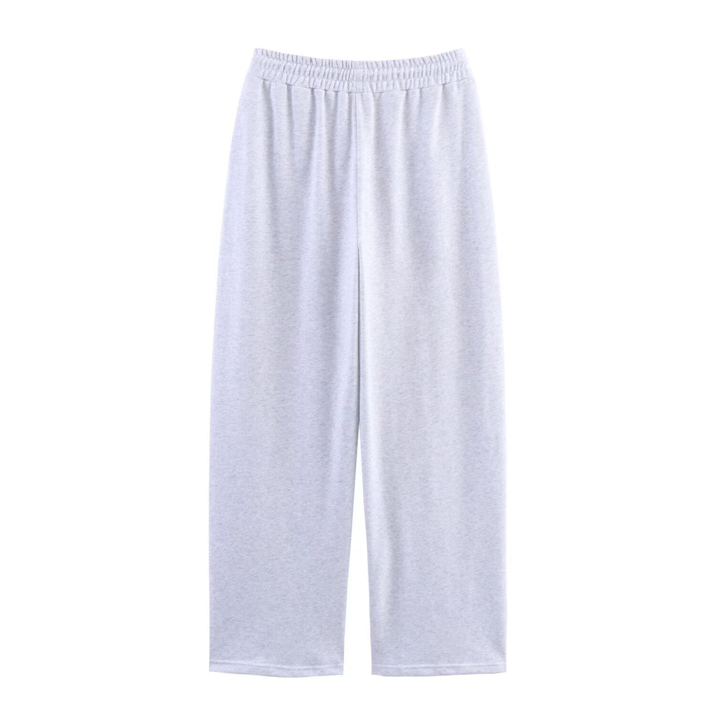 Women's new fashion loose letter embroidered O Neck Sweatshirts + Pants suit
