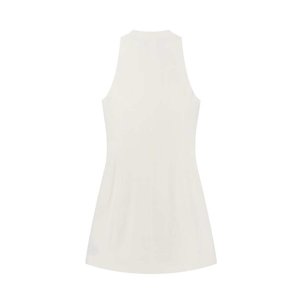 Women's rope knot buckle decoration sleeveless dress