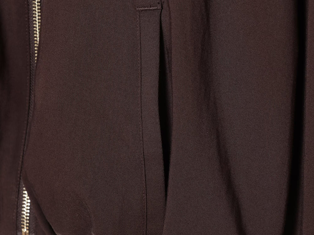 suit Women's 2 pieces stand collar zipper pilot jacket Coat+wide leg pants