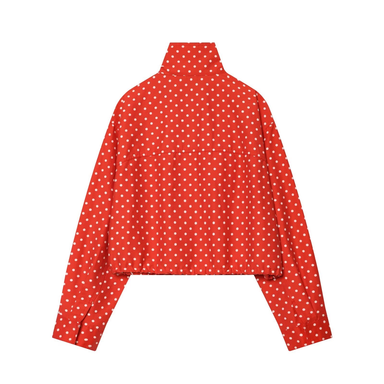 suit Women's 2 pieces polka dot bubble sleeve Coat+ Shorts