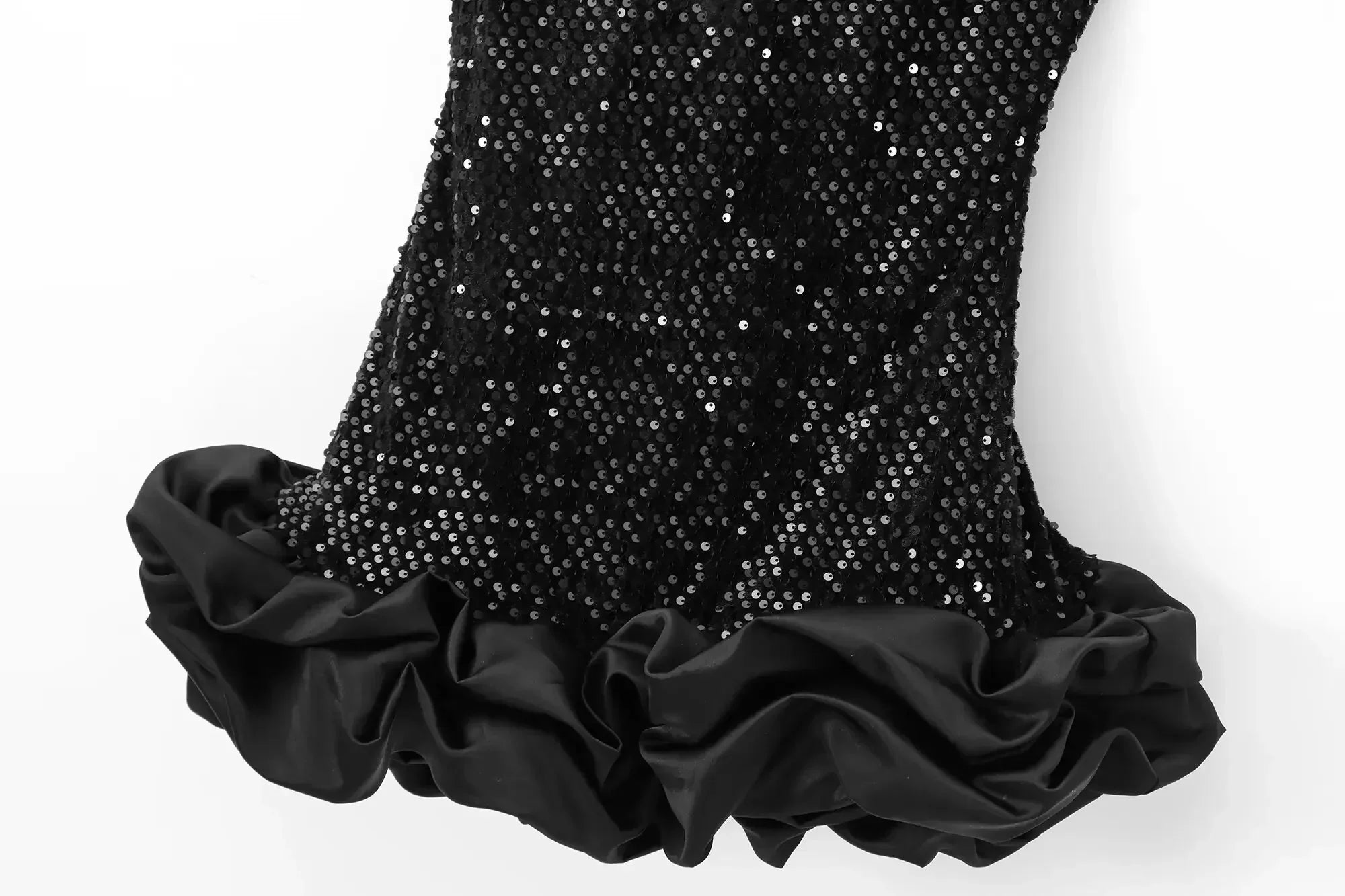 Women's new fashion layered decoration hem solid slim backless mini dress retro sleeveless Wide Straps women's dress Mujer