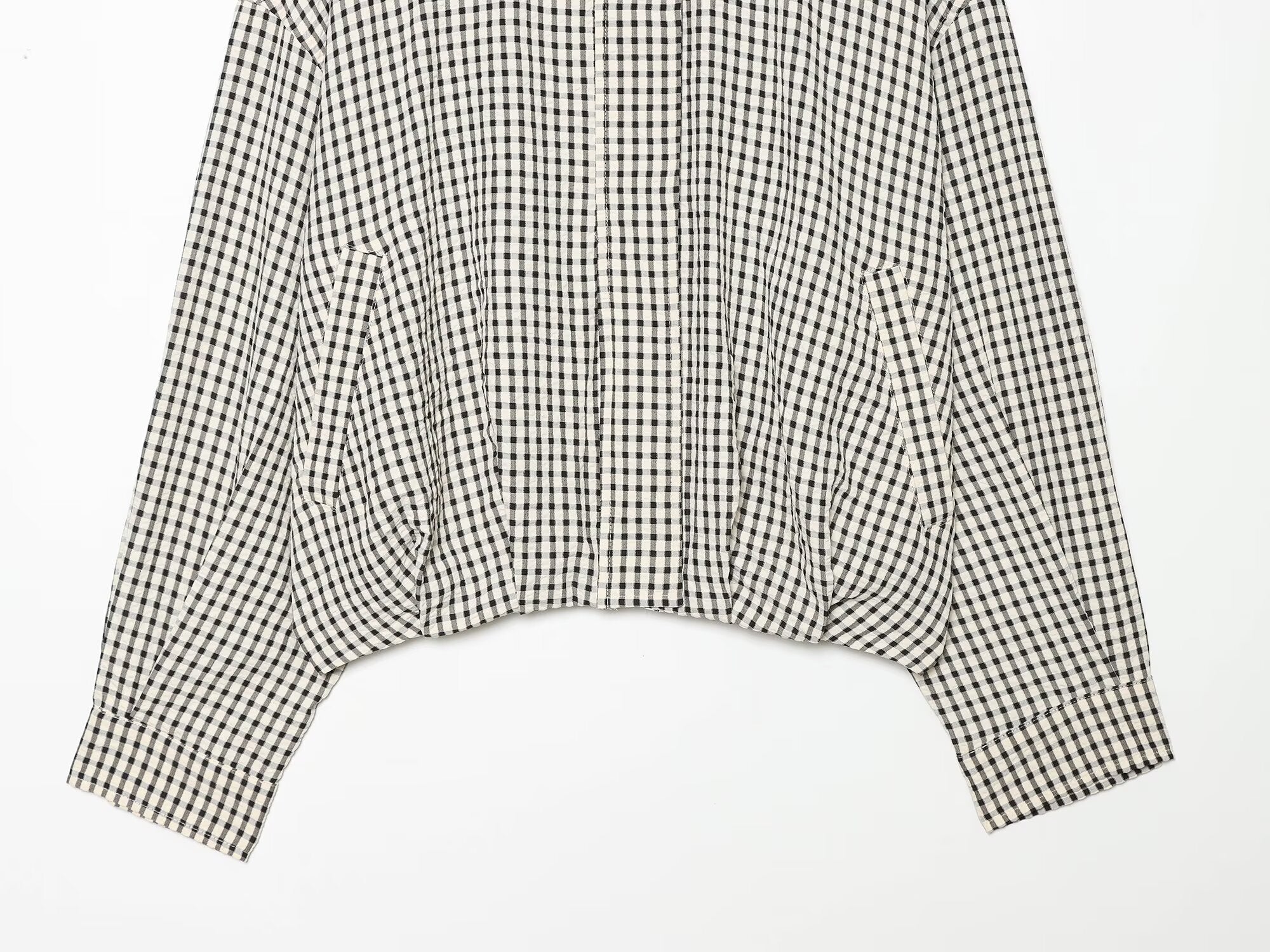 Women's casual plaid pilot jacket Coat