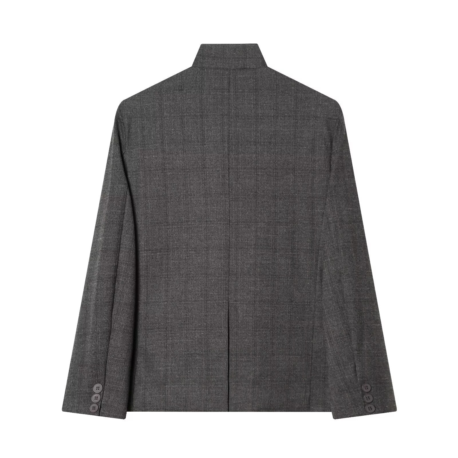 Women's casual stand collar wool blend Blazer Coat