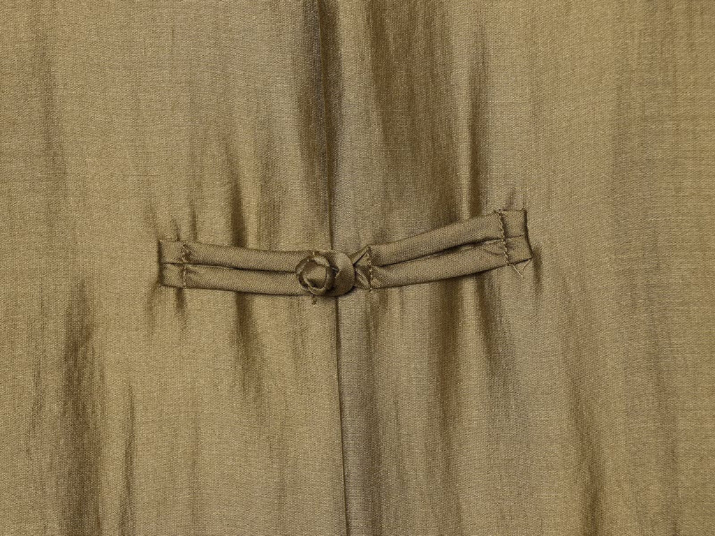 Women's rope knot decoration casual satin shirt