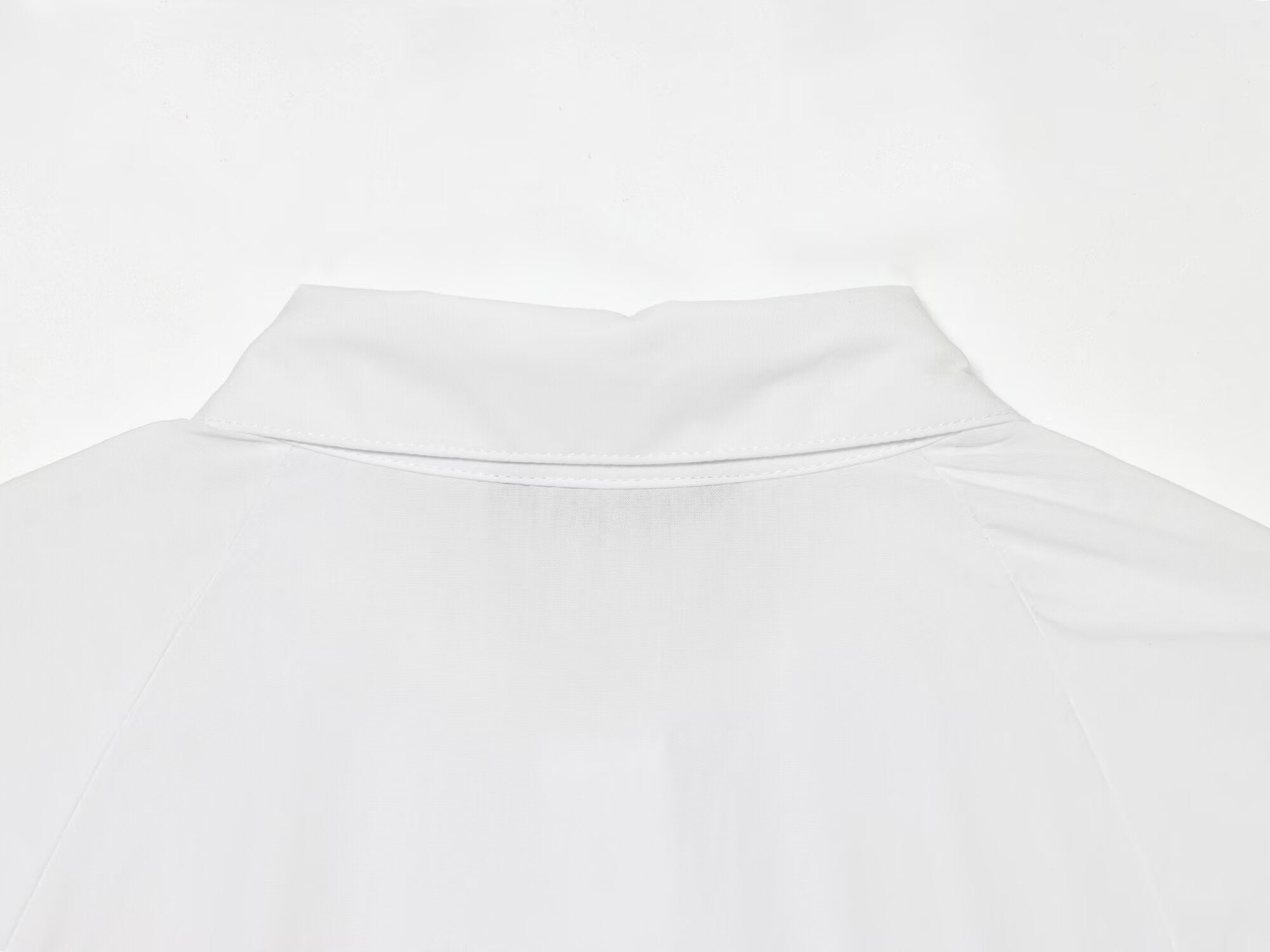 Women's skirt style hem bubble sleeve shirt