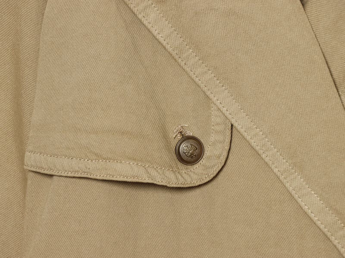 Women's with Belt Lapel short windbreaker Coat
