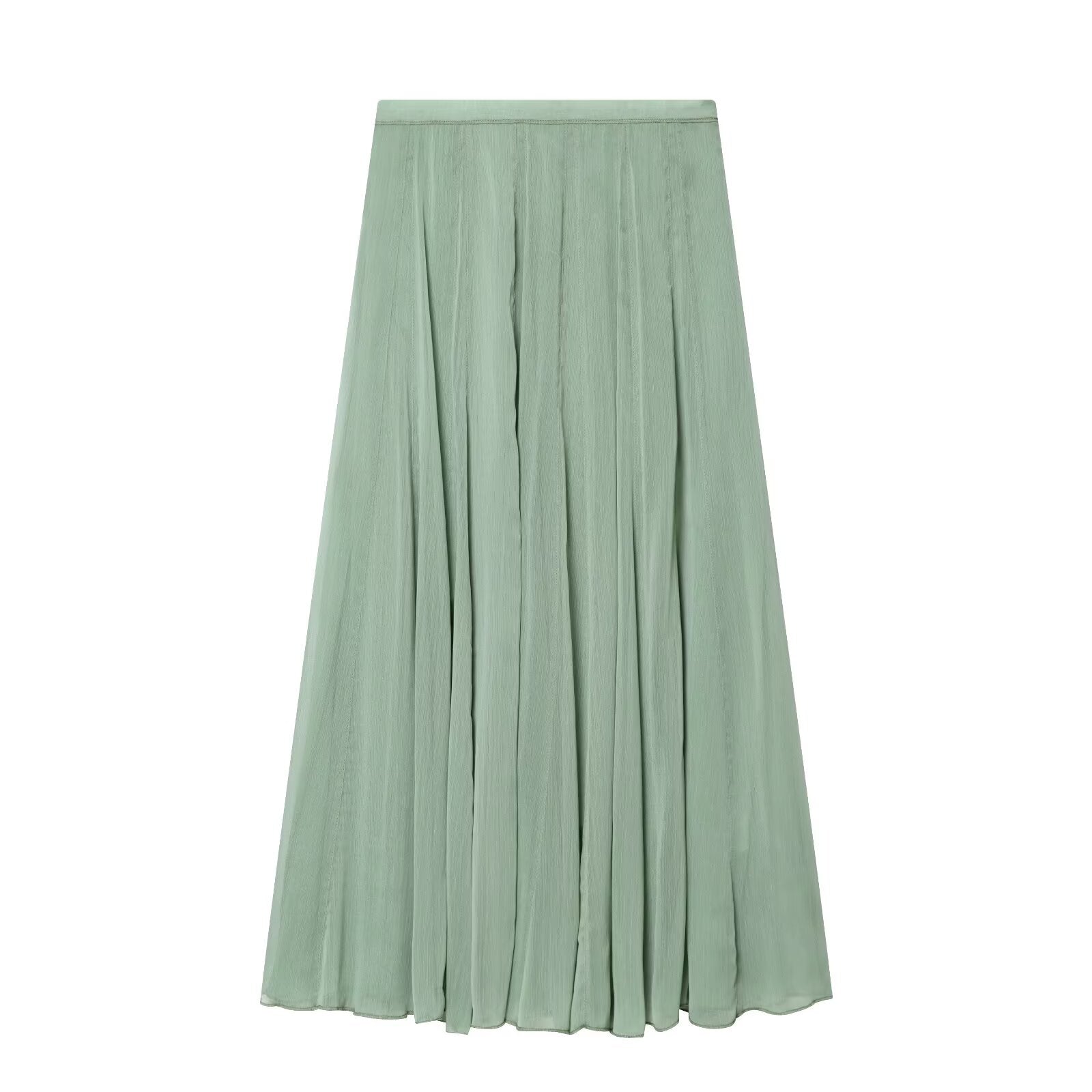 2026 Women's casual draped MIDI skirt