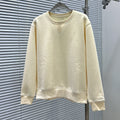 Women's new velvet round neck embroidered long-sleeved sweater