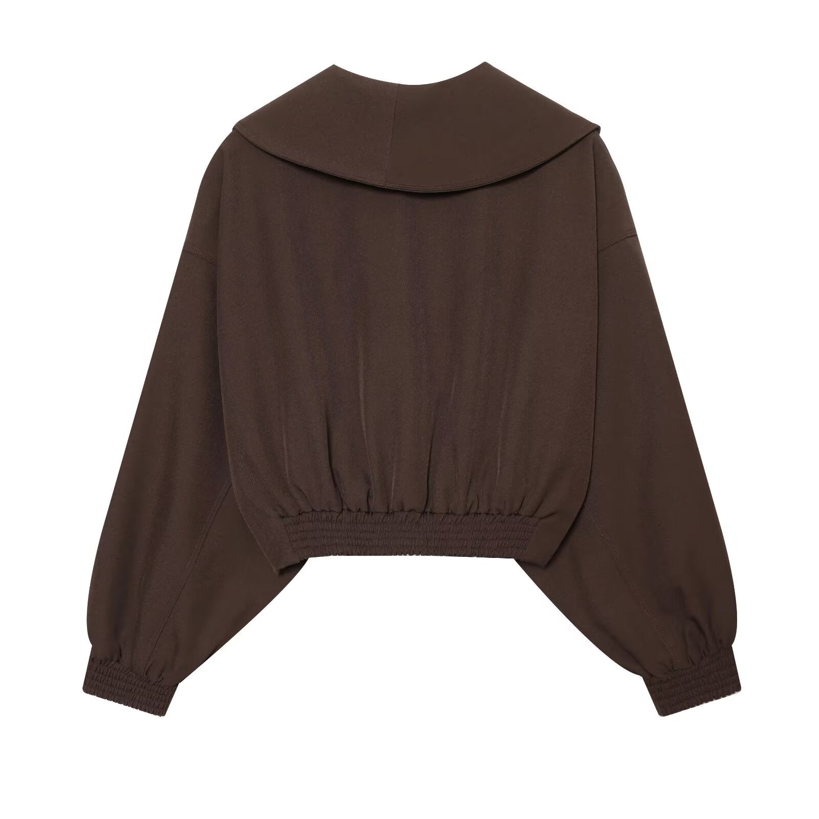 Women's buckle decoration casual short jacket