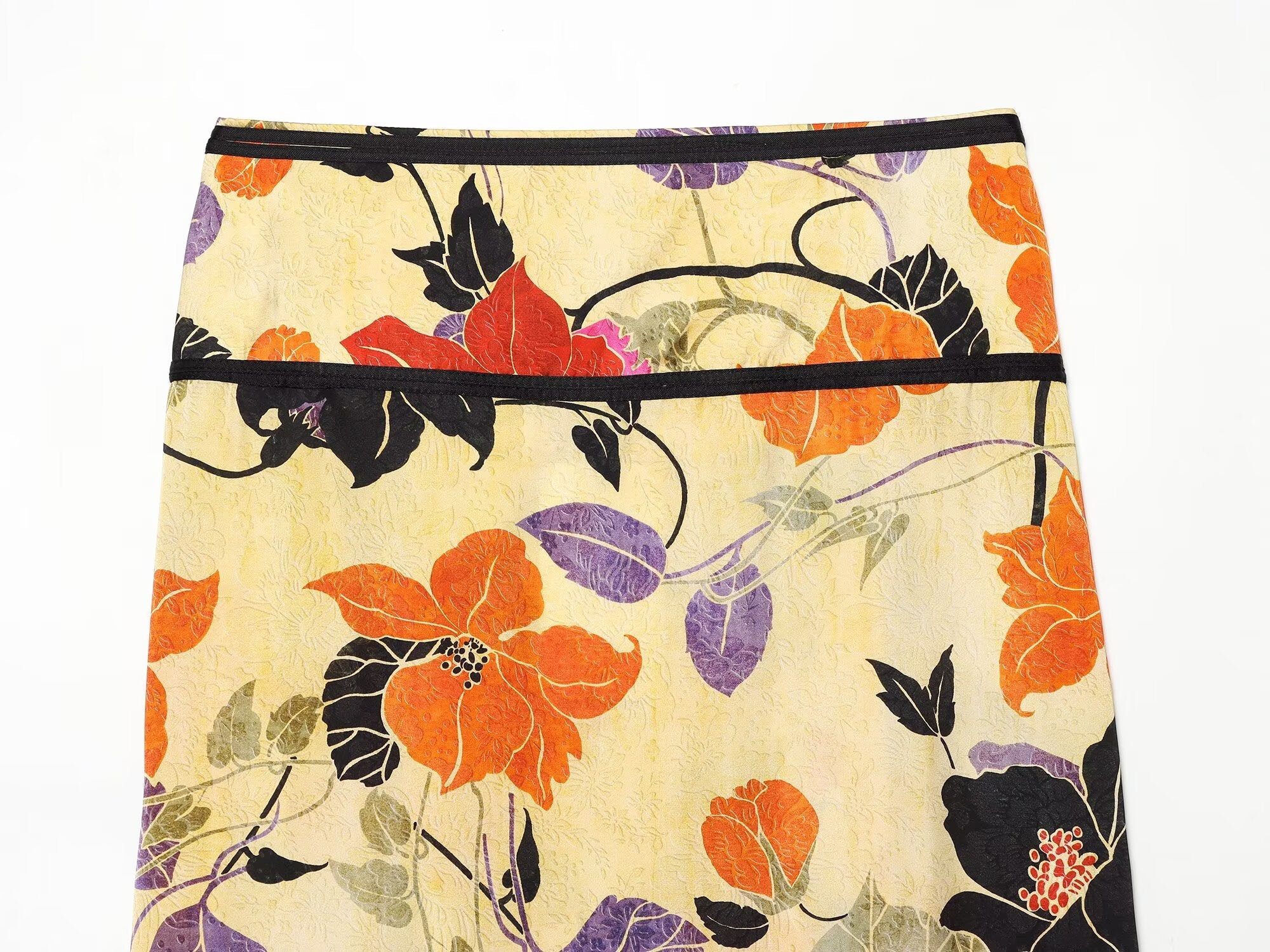 Women's floral printed sarong skirt