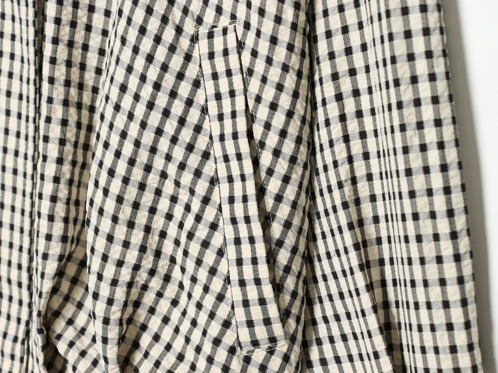 Women's casual plaid pilot jacket Coat