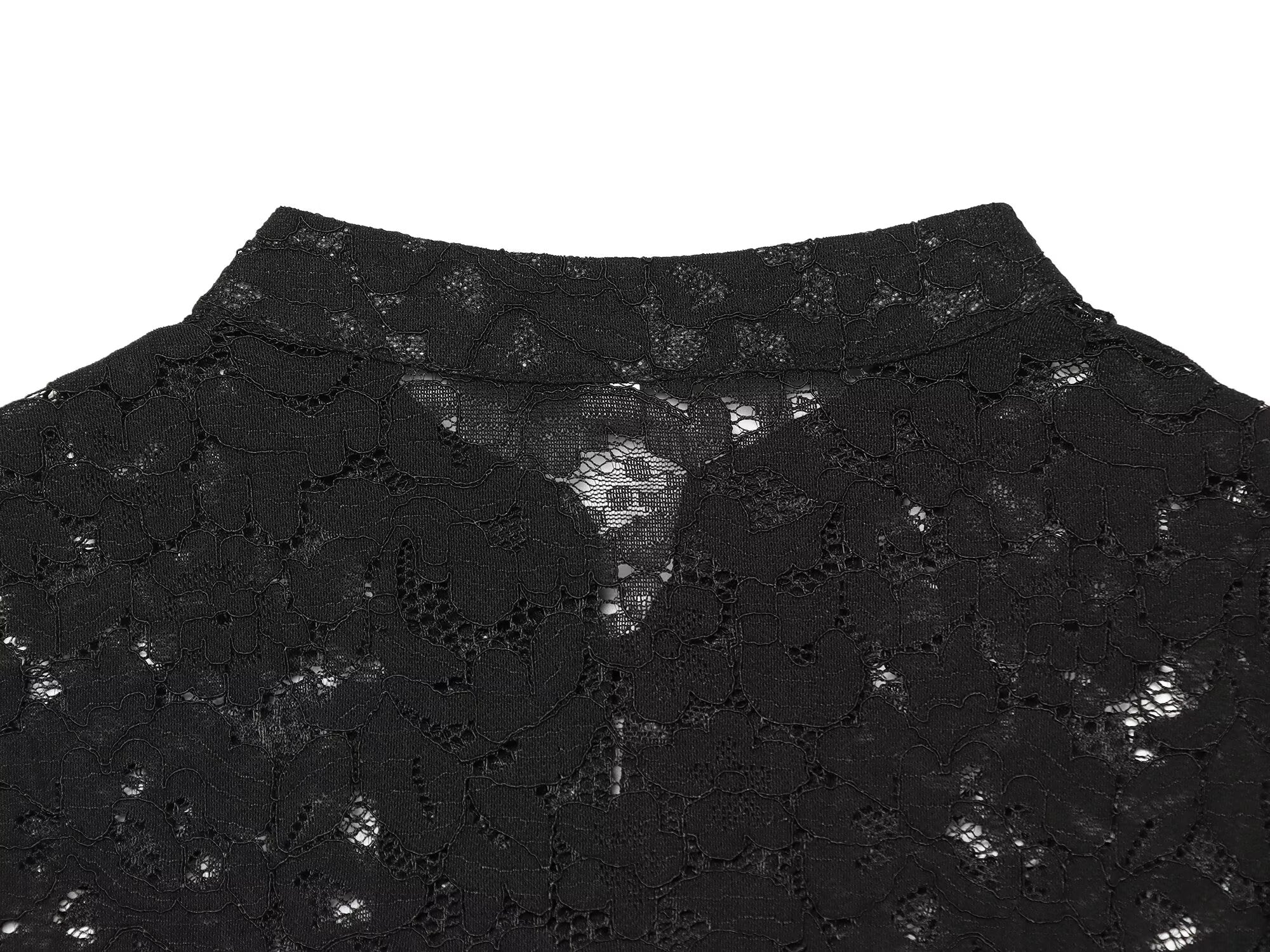 Women's lace hollow out buckle sleeveless vest
