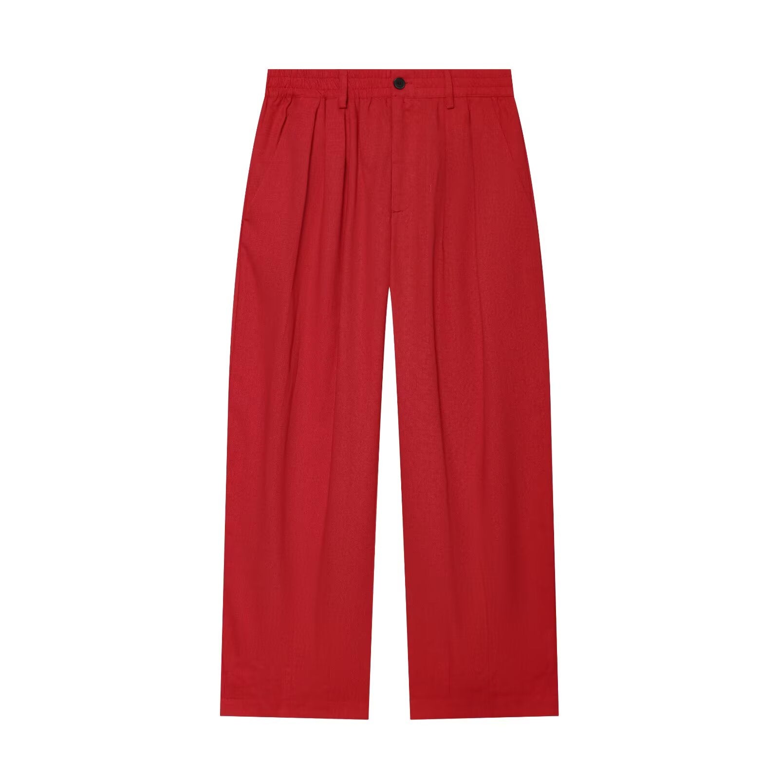 suit Women's 2 pieces casual linen blend shirt+Pants