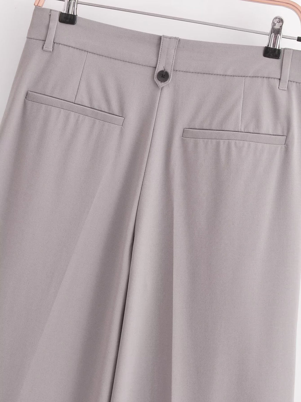 Women's loose double pleated casual pants
