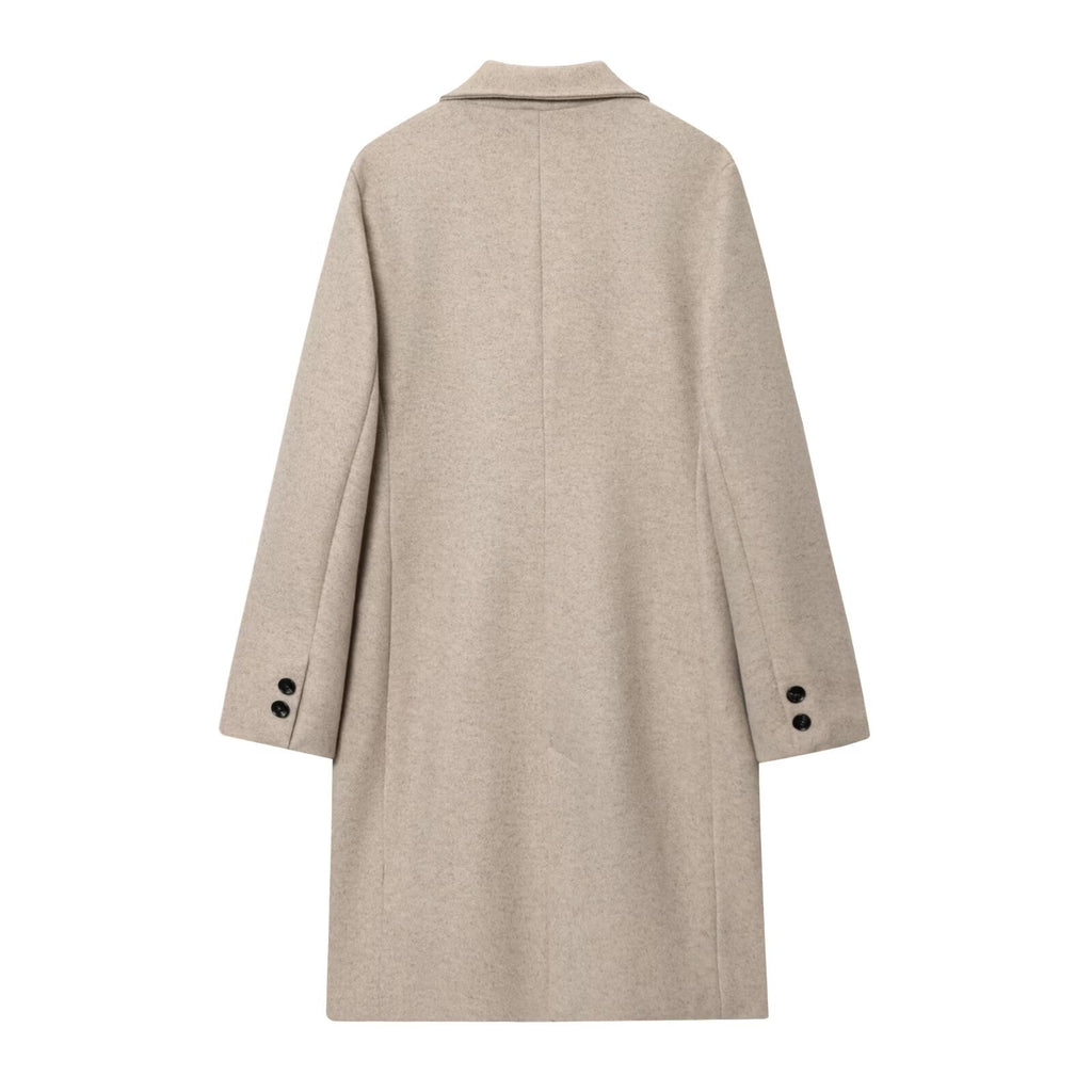 Women's loose soft textured jacket coat