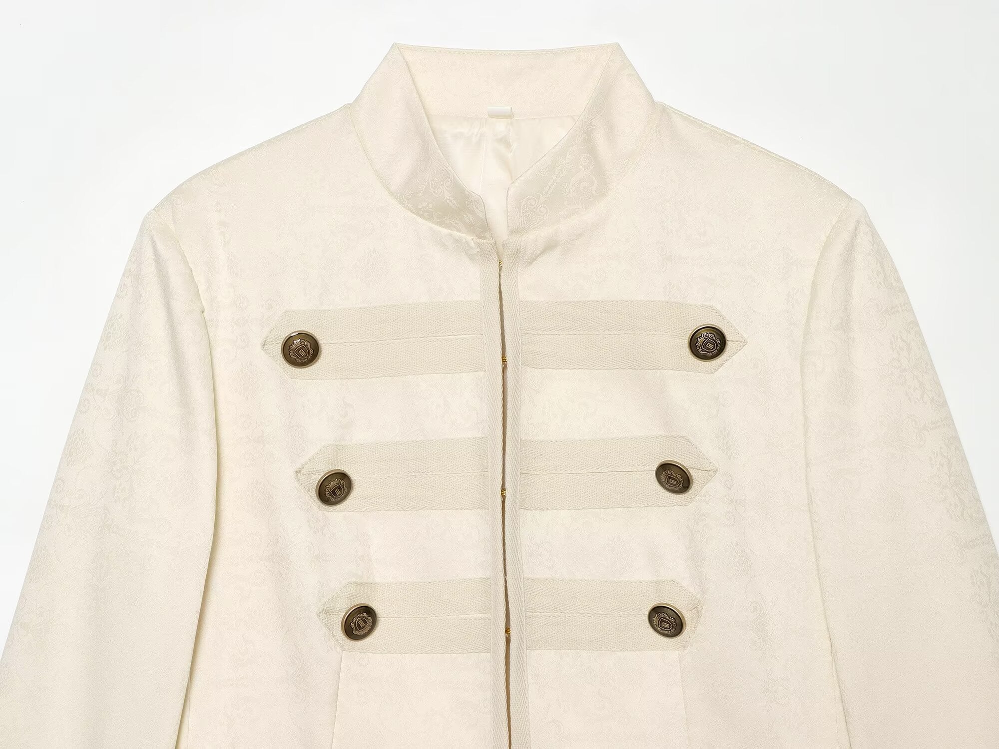 Women's button decoration slim Coat