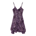 Women's layered decorative flocking tulle dress