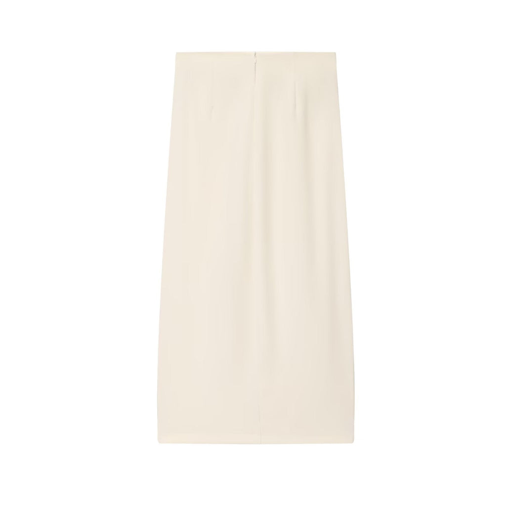 suit Women's 2 pieces sleeveless V-neck top+Skirts