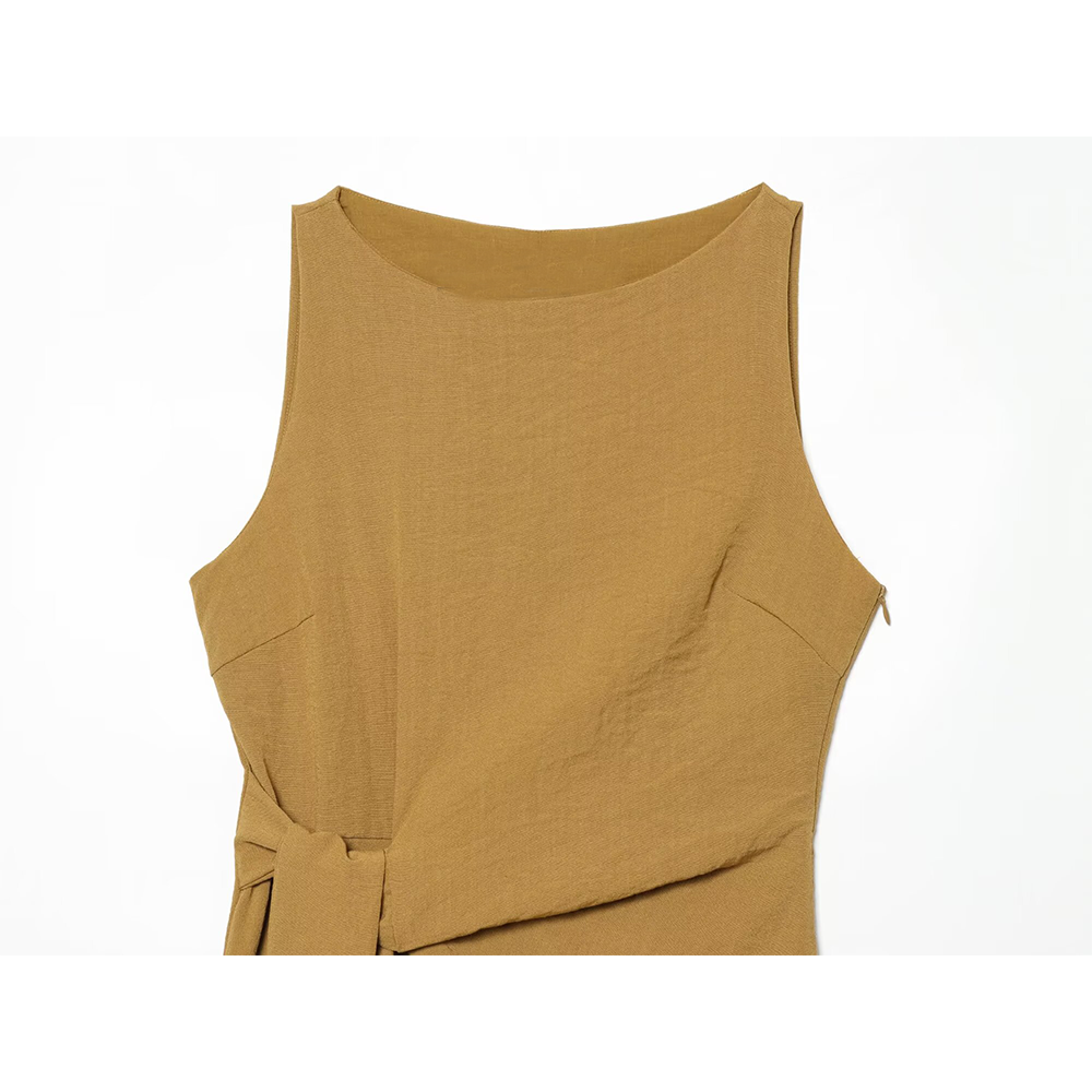 2026 Women's Sleeveless Waist-Tied Dress