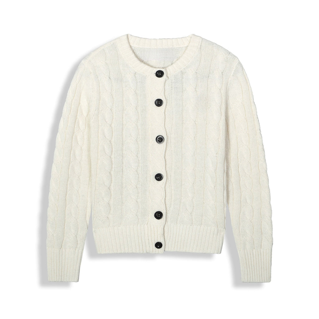 Women's new O-neck slim sweater long sleeve sweater