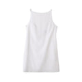 Women's new fashion solid sleeveless backless mini dress