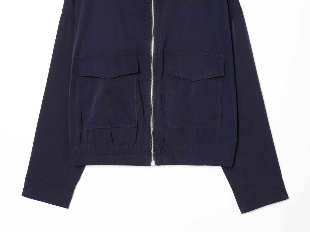 Women's casual stand collar jacket Coat