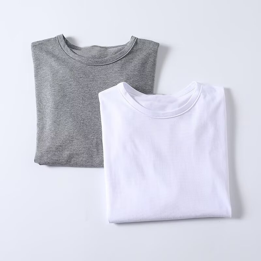 Women's casual short sleeved cotton T-shirt