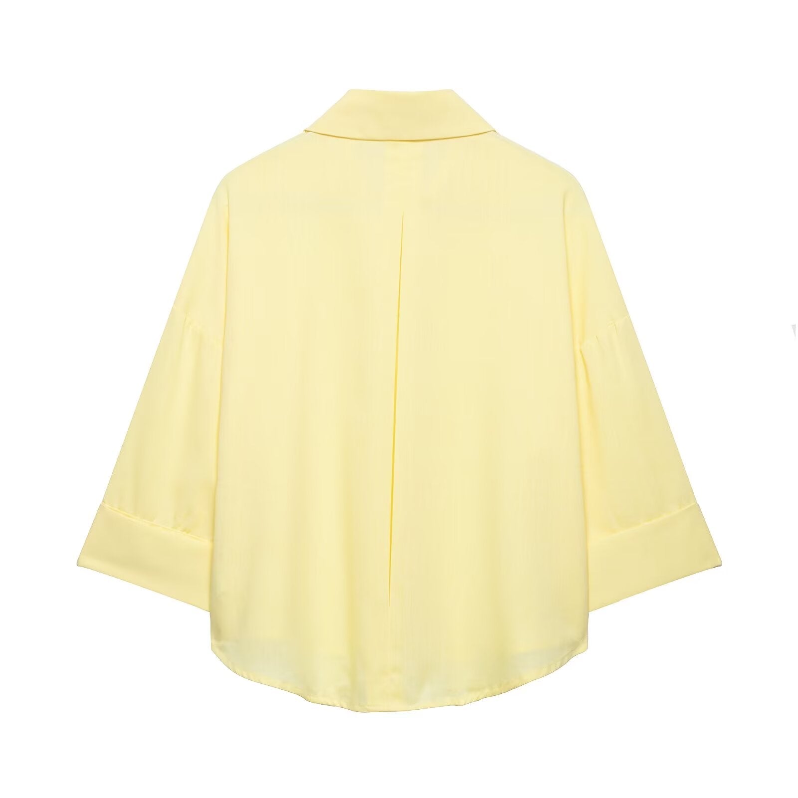 Women's casual lapel button up shirt