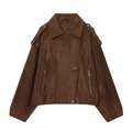 Women's Anti suede effect loose jacket Coat