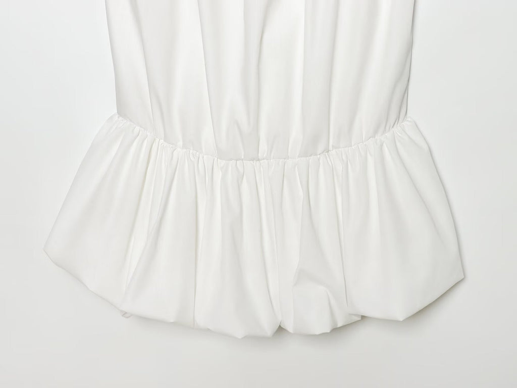 Women's nylon balloon version suspender dress