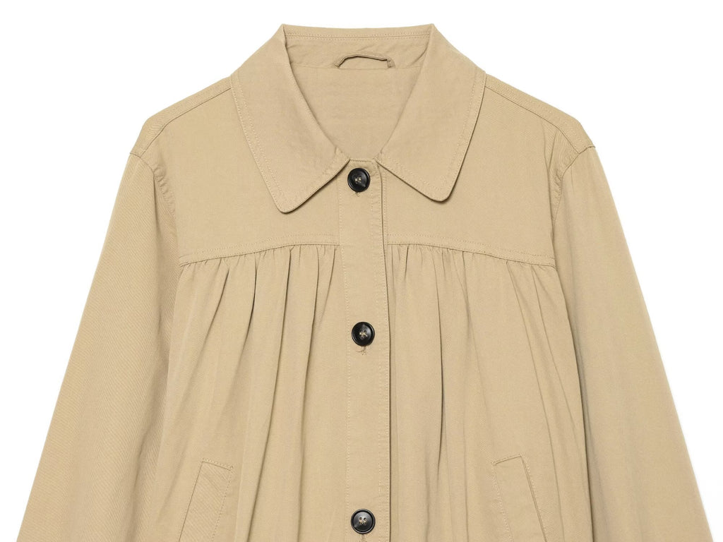 Women's balloon shaped short jacket Coat